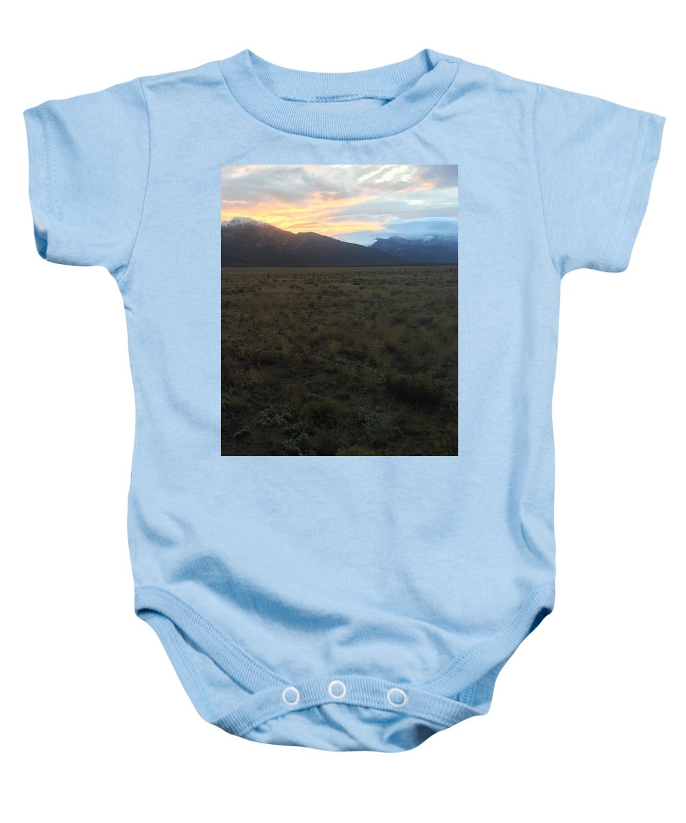 Snowy Morning Mists Crestone - Baby Onesie