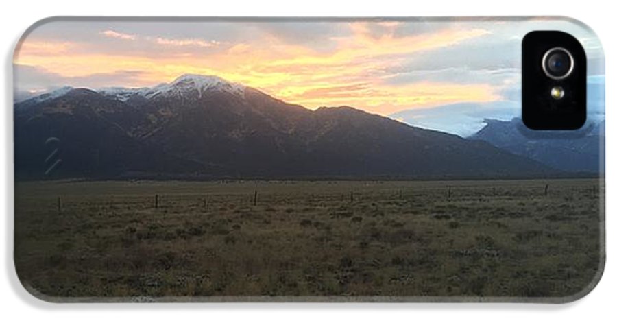 Snowy Morning Mists Crestone - Phone Case