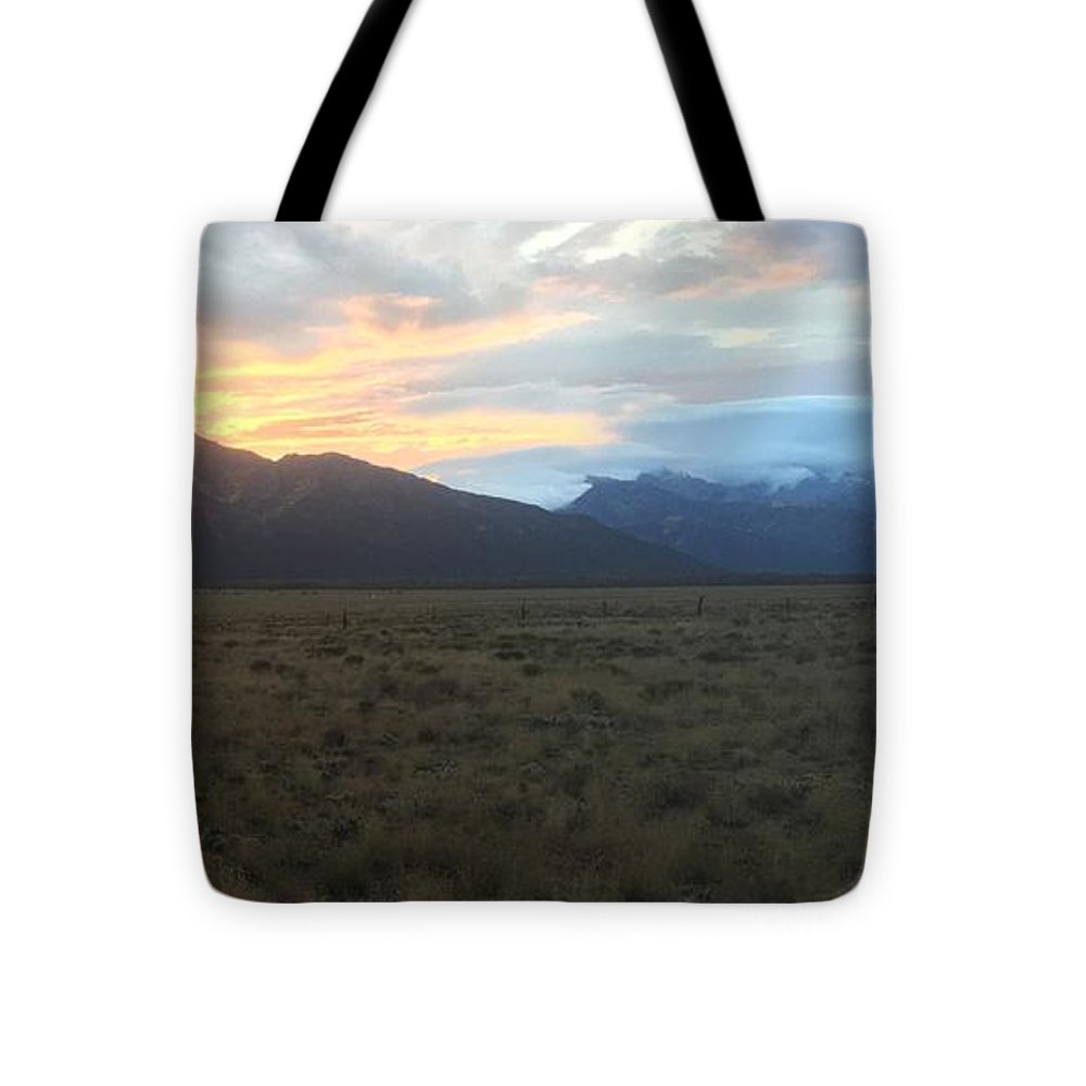 Snowy Morning Mists Crestone - Tote Bag