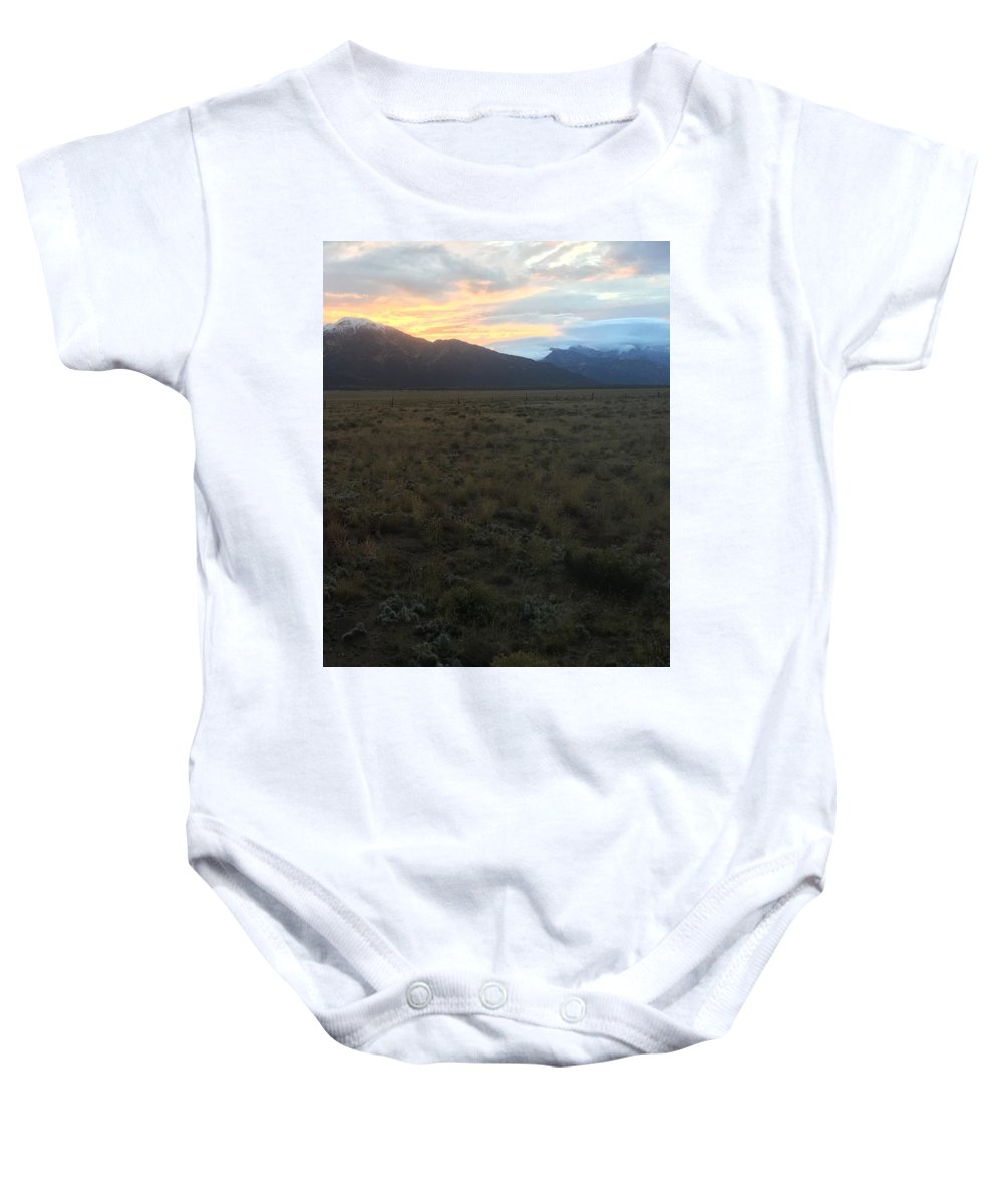 Snowy Morning Mists Crestone - Baby Onesie