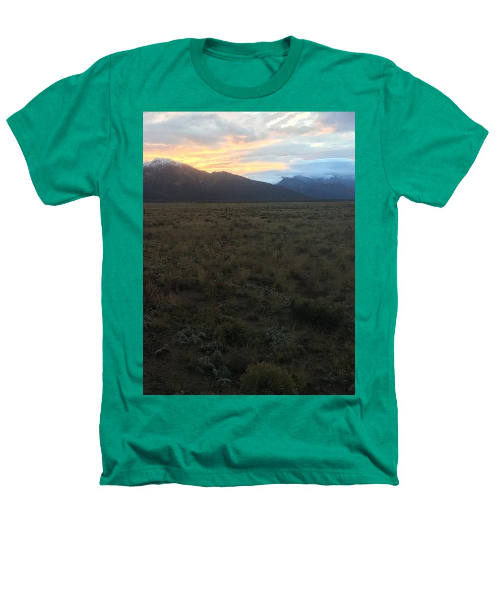 Snowy Morning Mists Crestone - Heathers T-Shirt