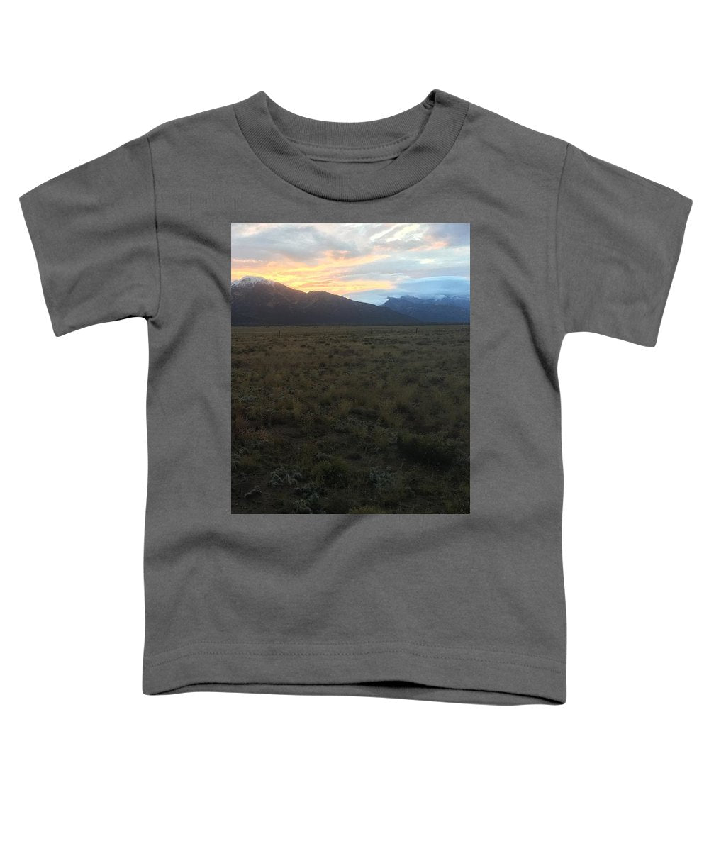 Snowy Morning Mists Crestone - Toddler T-Shirt