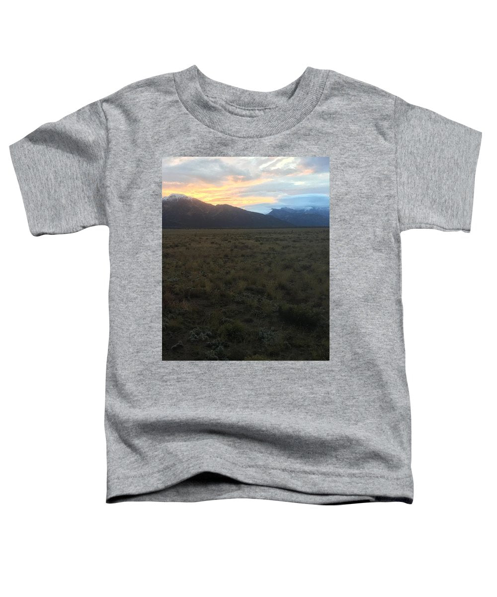 Snowy Morning Mists Crestone - Toddler T-Shirt