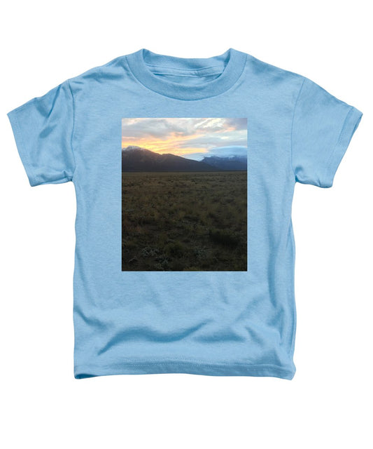 Snowy Morning Mists Crestone - Toddler T-Shirt