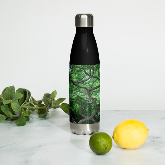 STAINLESS STEEL WATER BOTTLE : CASCADING JAPANESE MAPLE TREE