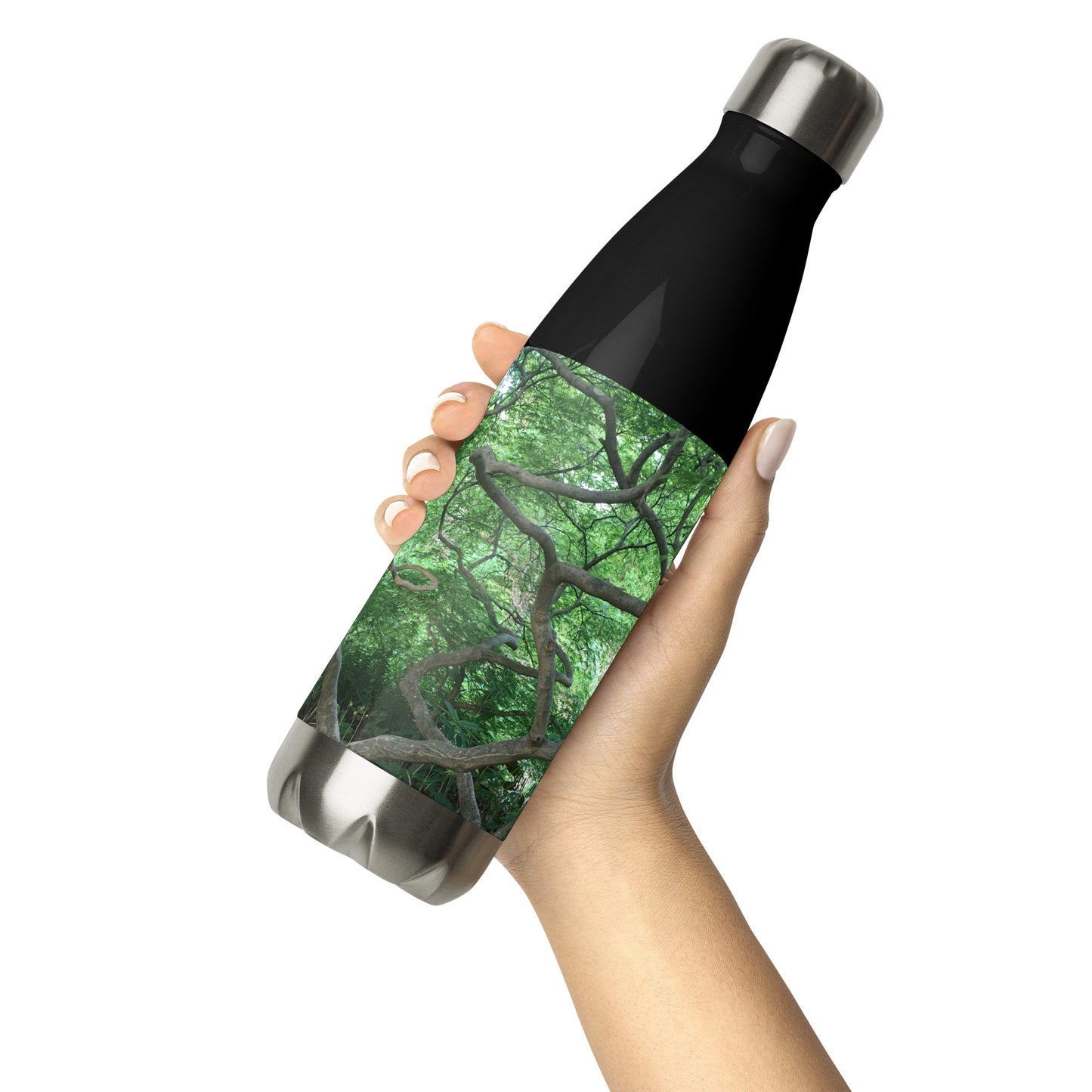 STAINLESS STEEL WATER BOTTLE : CASCADING JAPANESE MAPLE TREE