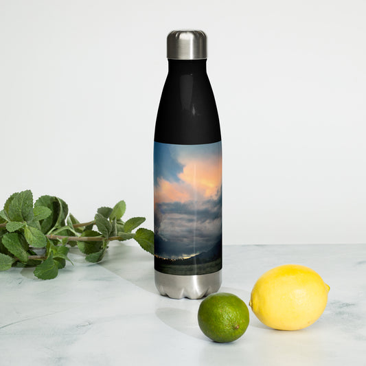 STAINLESS STEEL WATER BOTTLE : BEAUTIFUL SUMMER STORMS CRESTONE