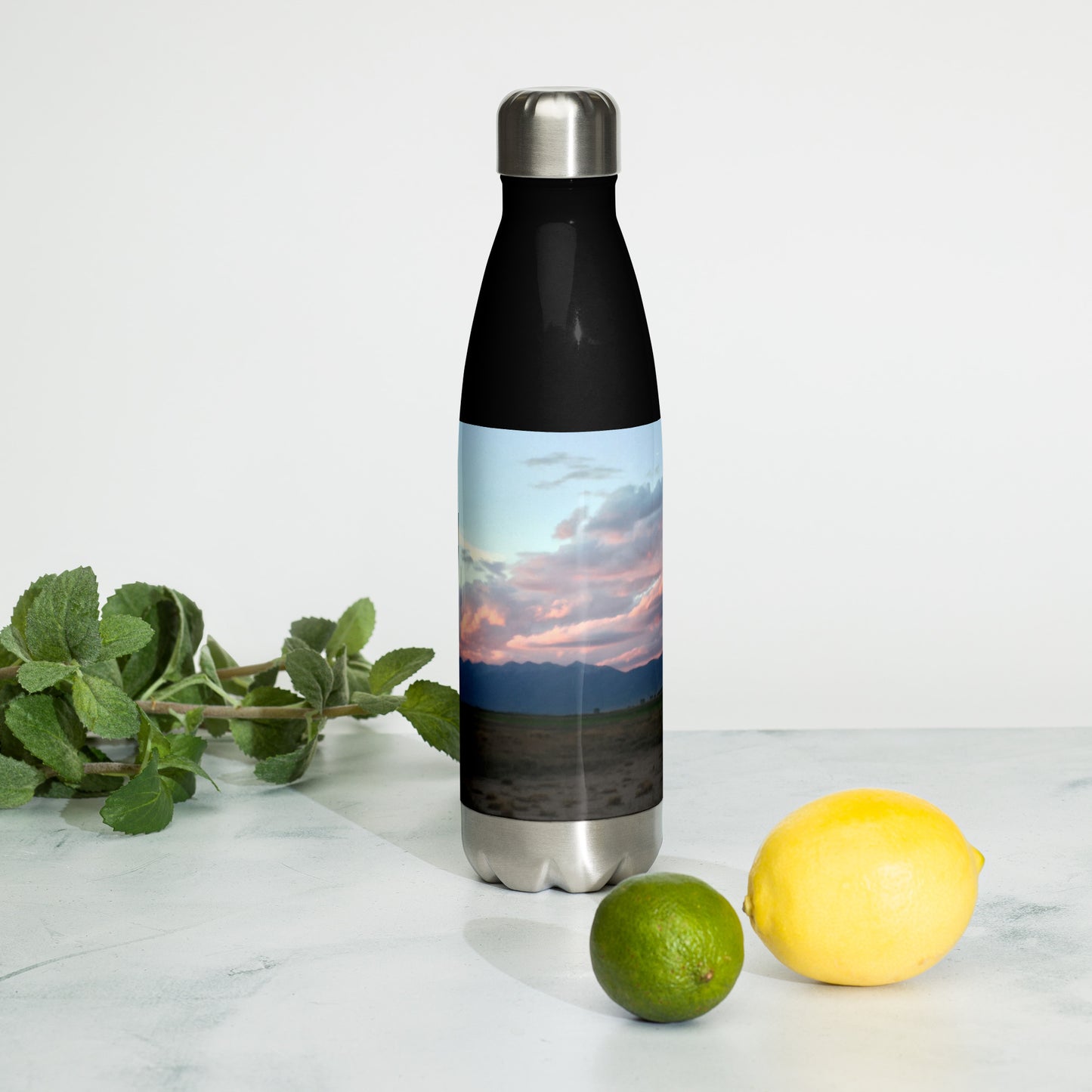 STAINLESS STEEL WATER BOTTLE : CLOUDS BEFORE DUSK