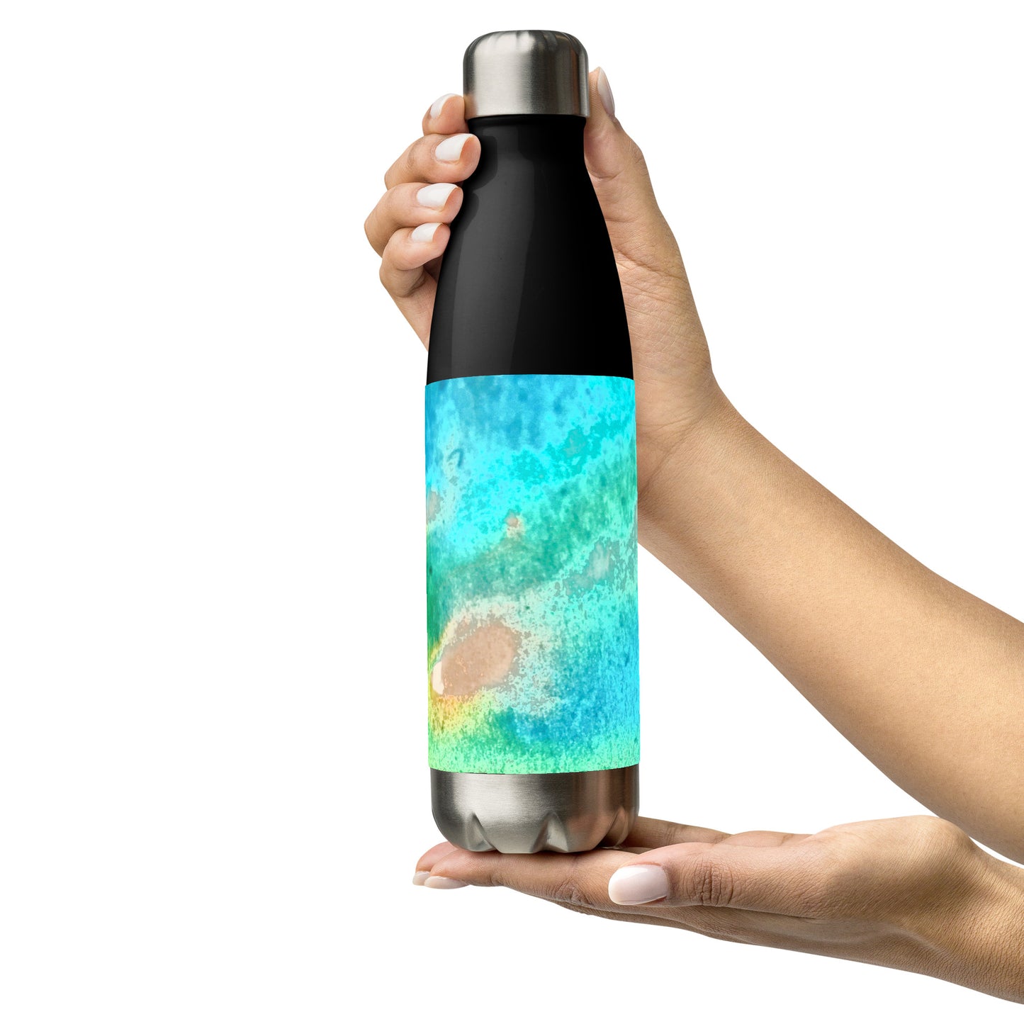 SRAINLESS STELL WATER BOTTLE : TROPICAL WATER MOVEMENTS