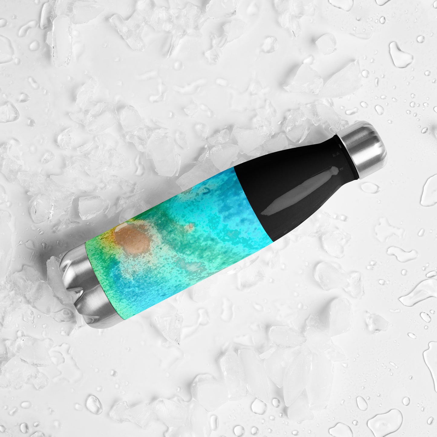 SRAINLESS STELL WATER BOTTLE : TROPICAL WATER MOVEMENTS