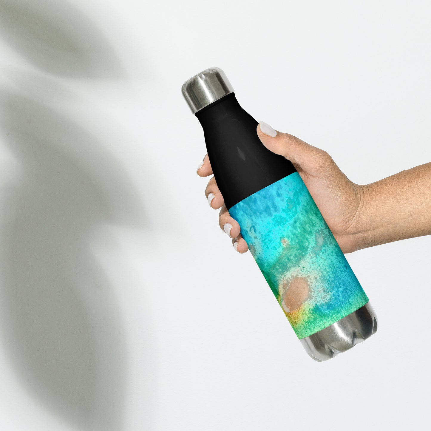 SRAINLESS STELL WATER BOTTLE : TROPICAL WATER MOVEMENTS