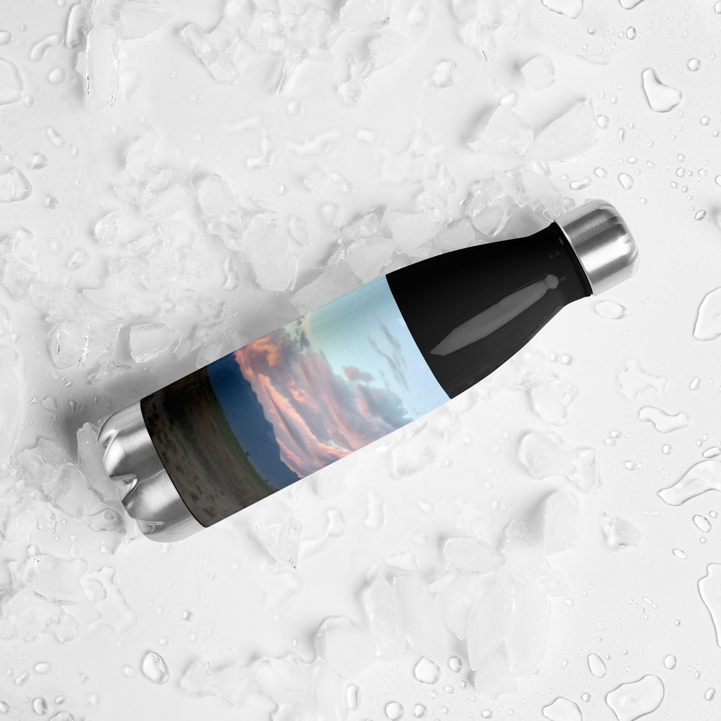 STAINLESS STEEL WATER BOTTLE : CLOUDS BEFORE DUSK