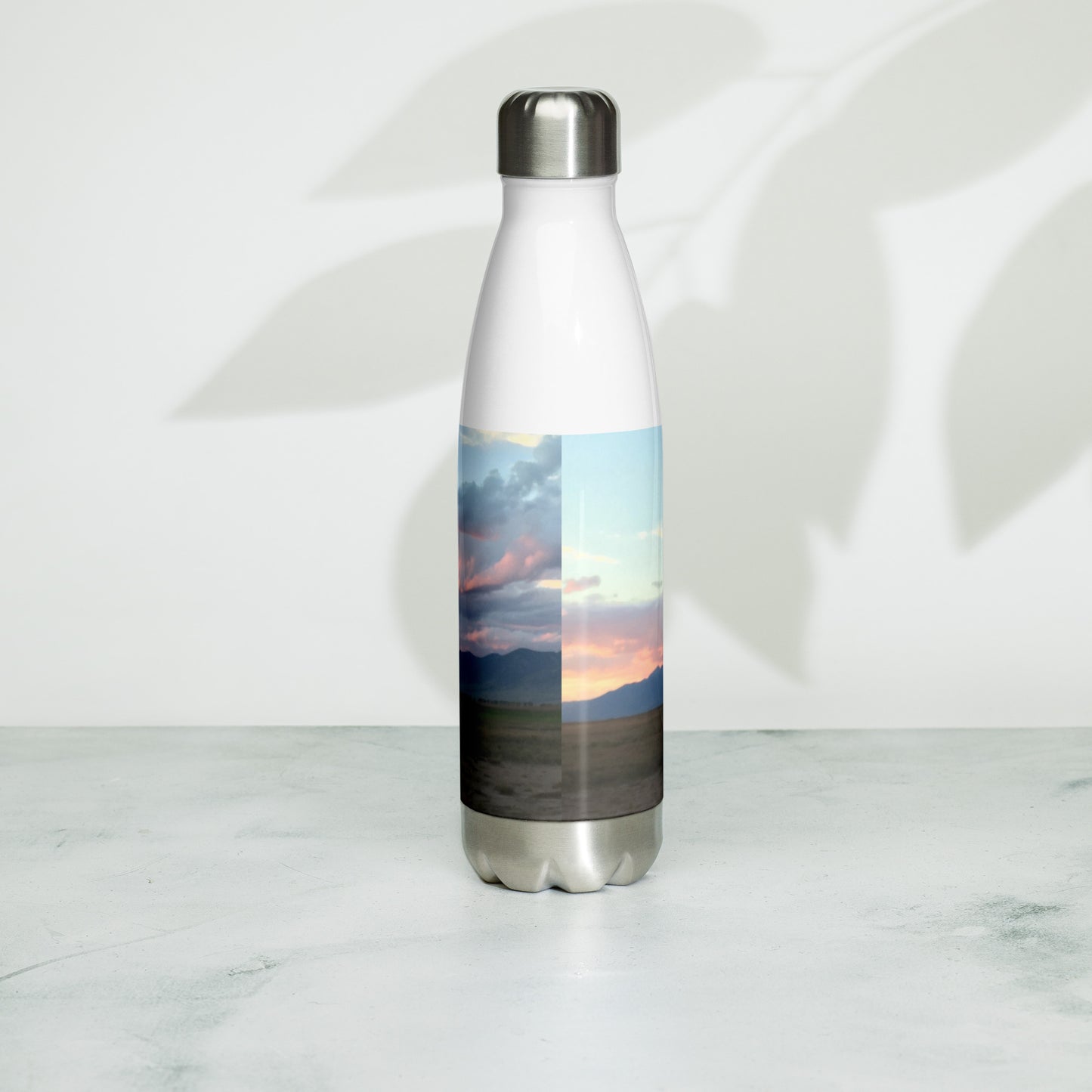 STAINLESS STEEL WTER BOTTLE : CLOUDS BEFORE DUSK