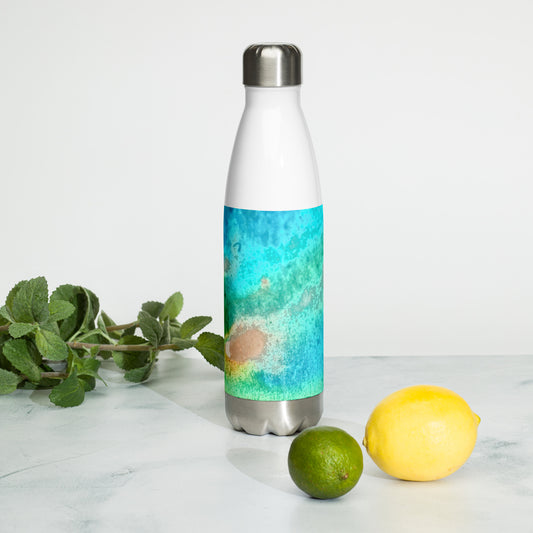 SRAINLESS STELL WATER BOTTLE : TROPICAL WATER MOVEMENTS