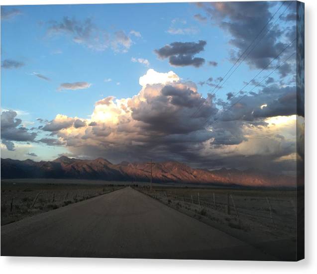 Summer Storm Sunset Crestone - Canvas Print