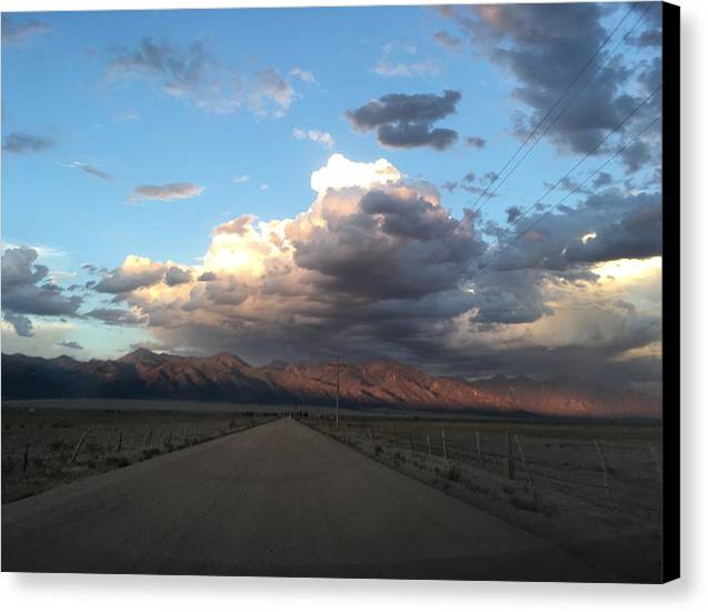 Summer Storm Sunset Crestone - Canvas Print