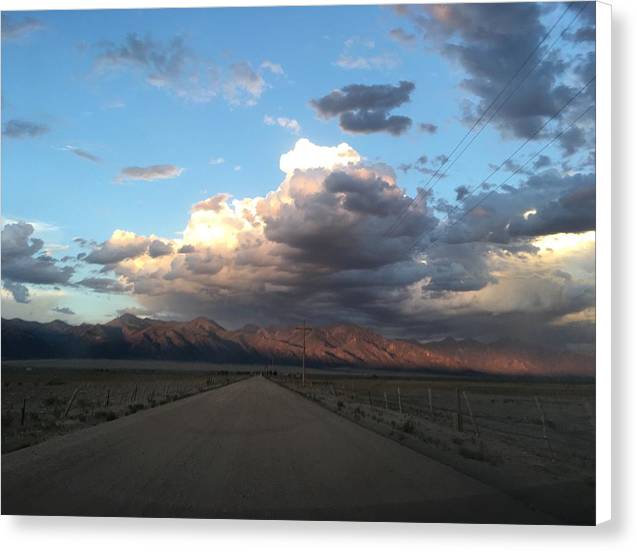 Summer Storm Sunset Crestone - Canvas Print