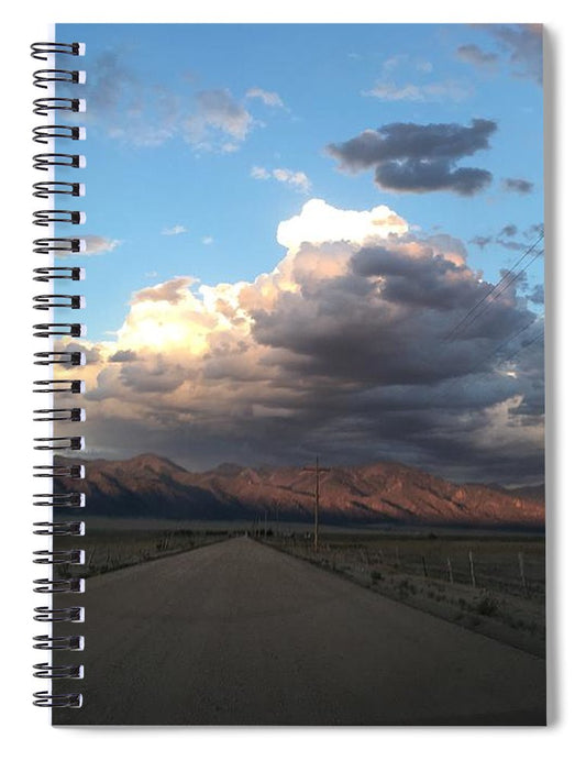 Summer Storm Sunset Crestone - Spiral Notebook