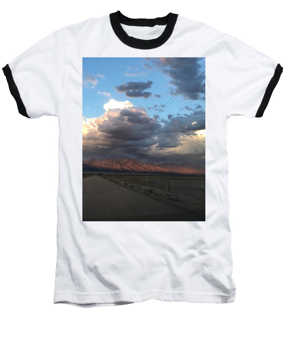 Summer Storm Sunset Crestone - Baseball T-Shirt