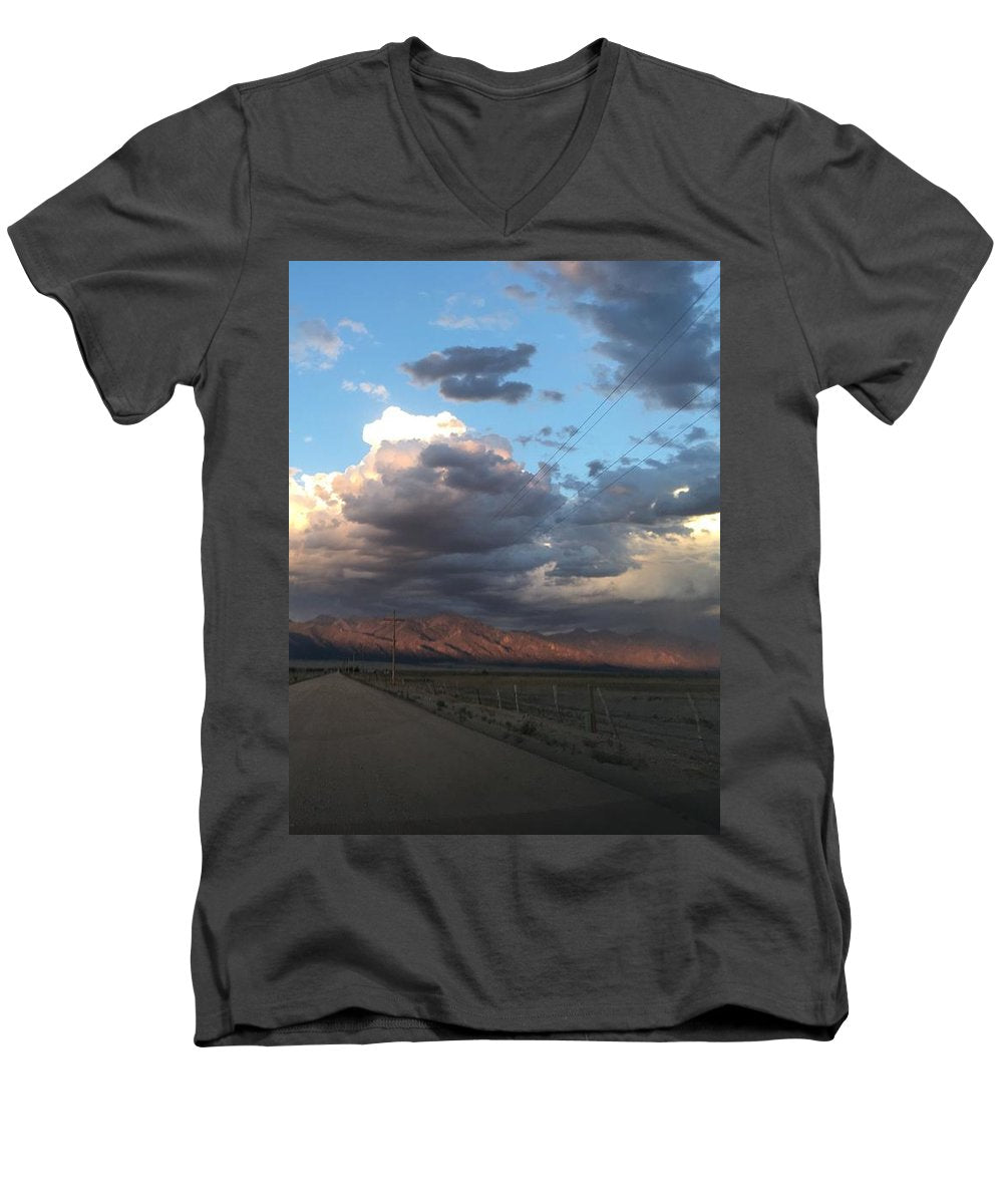 Summer Storm Sunset Crestone - Men's V-Neck T-Shirt