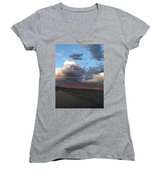 Summer Storm Sunset Crestone - Women's V-Neck