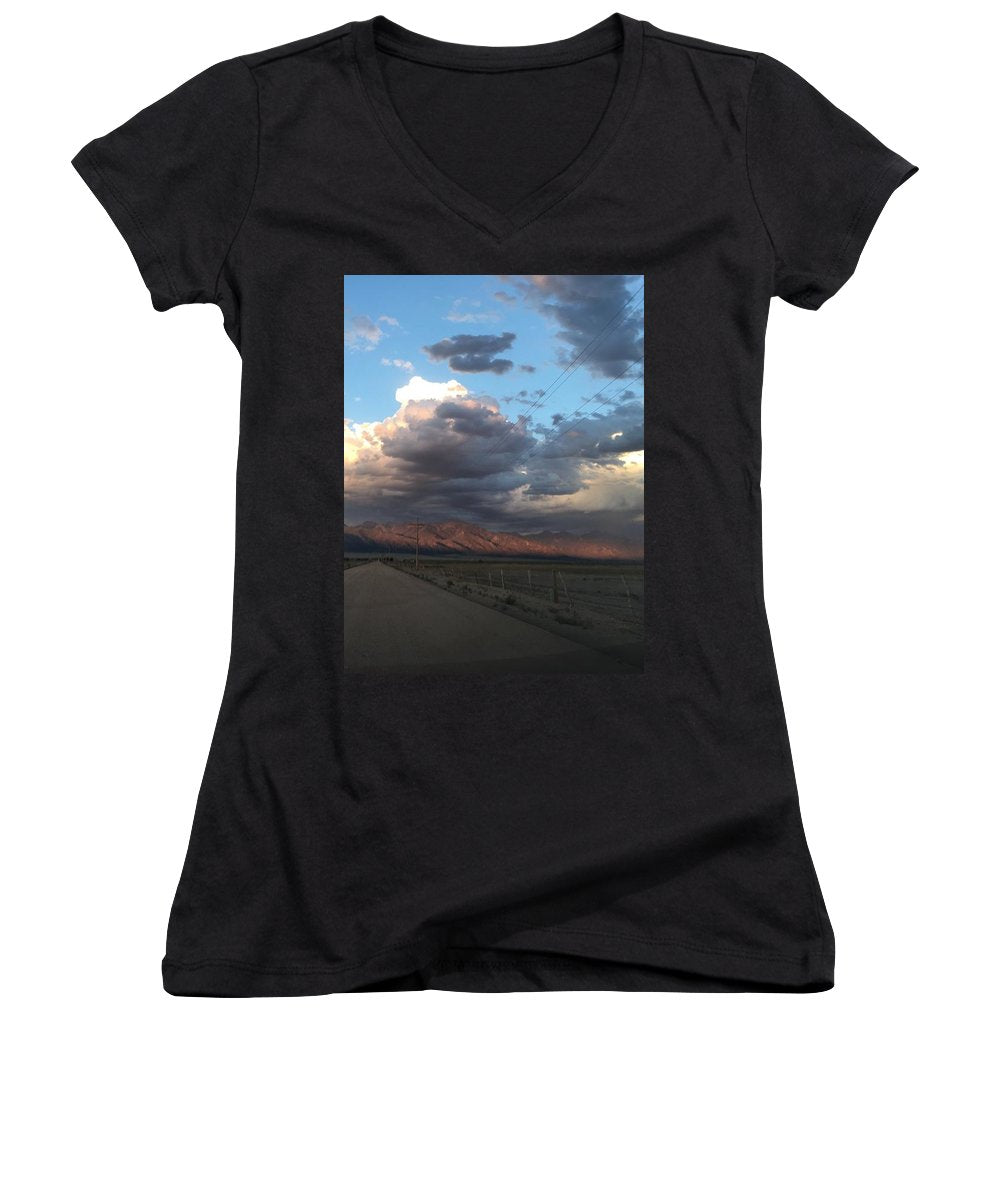 Summer Storm Sunset Crestone - Women's V-Neck