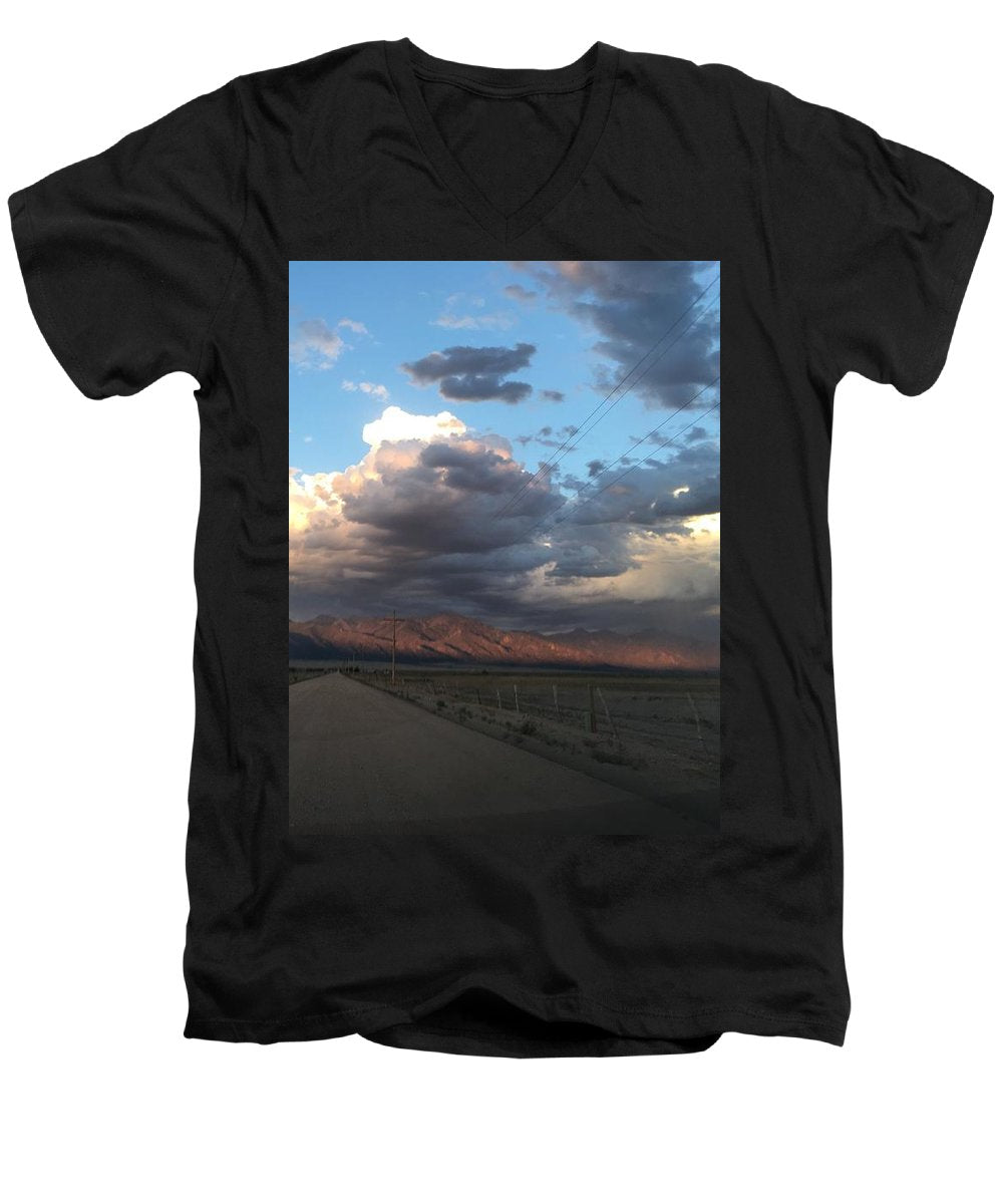 Summer Storm Sunset Crestone - Men's V-Neck T-Shirt