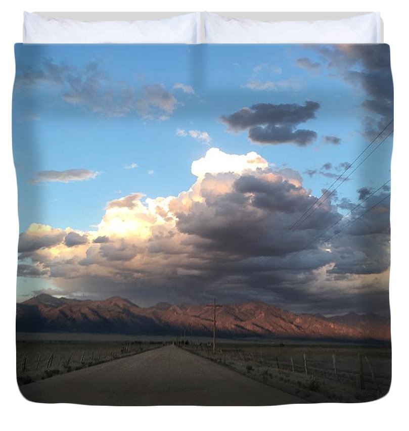 Summer Storm Sunset Crestone - Duvet Cover