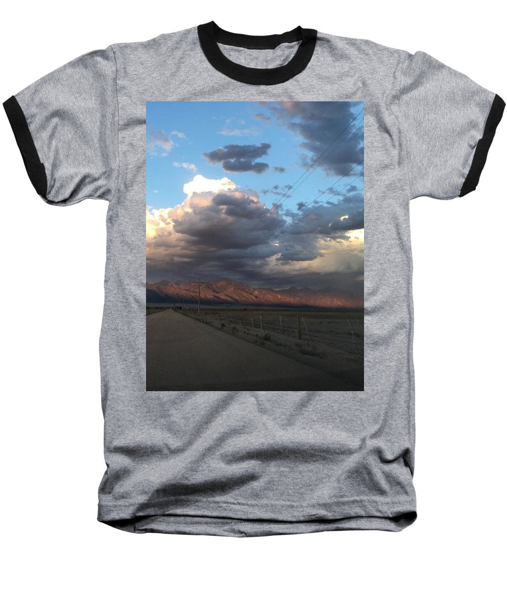 Summer Storm Sunset Crestone - Baseball T-Shirt