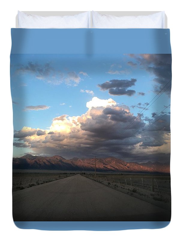 Summer Storm Sunset Crestone - Duvet Cover