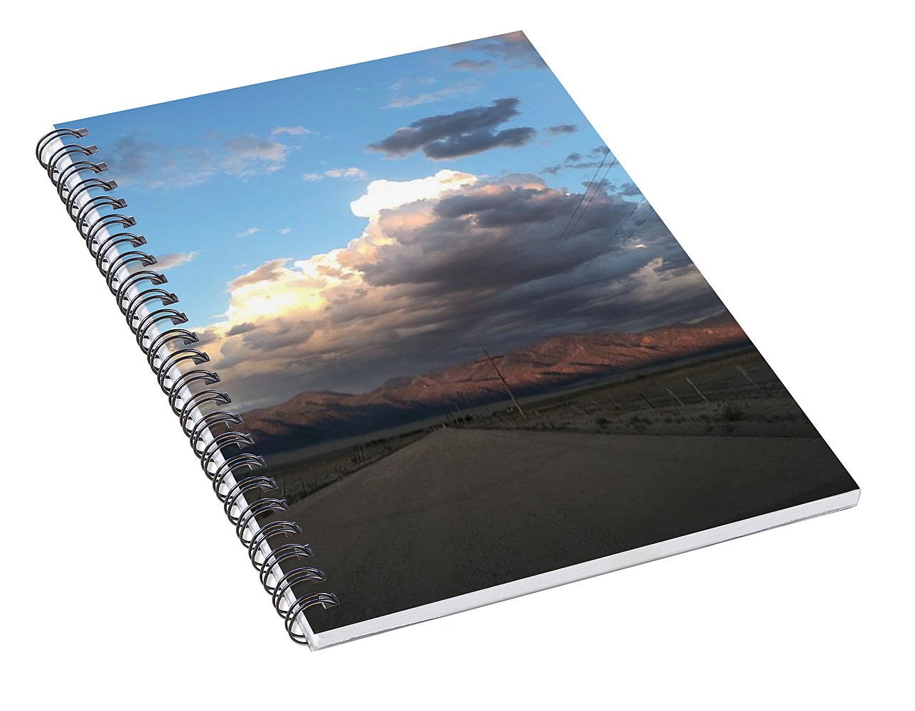 Summer Storm Sunset Crestone - Spiral Notebook