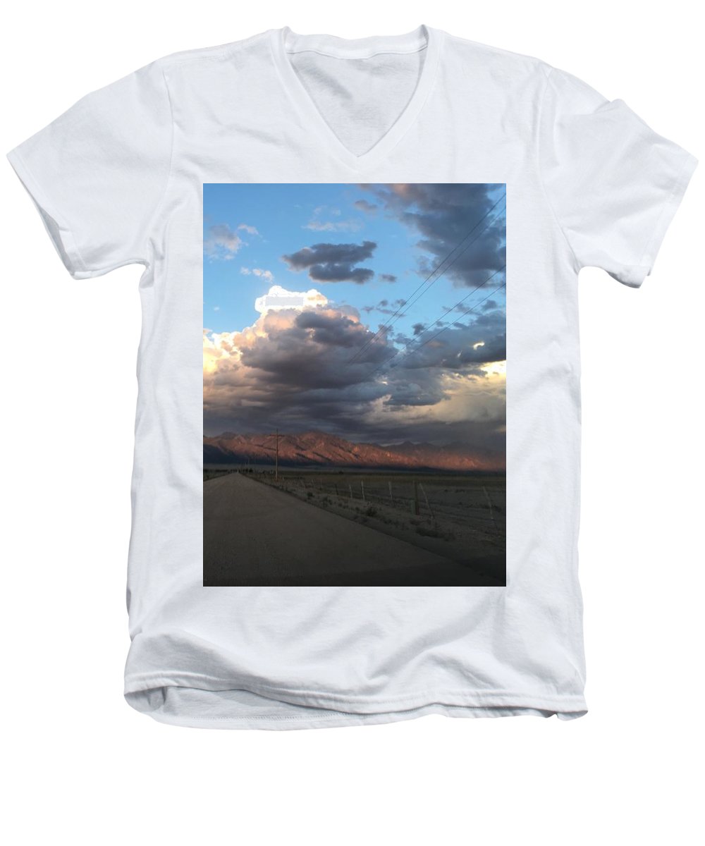 Summer Storm Sunset Crestone - Men's V-Neck T-Shirt