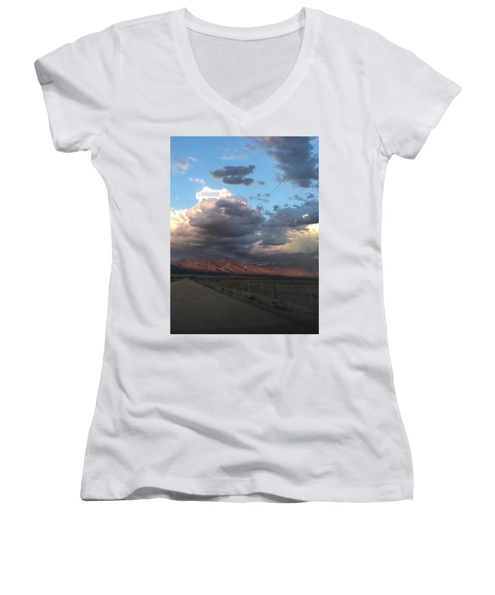 Summer Storm Sunset Crestone - Women's V-Neck