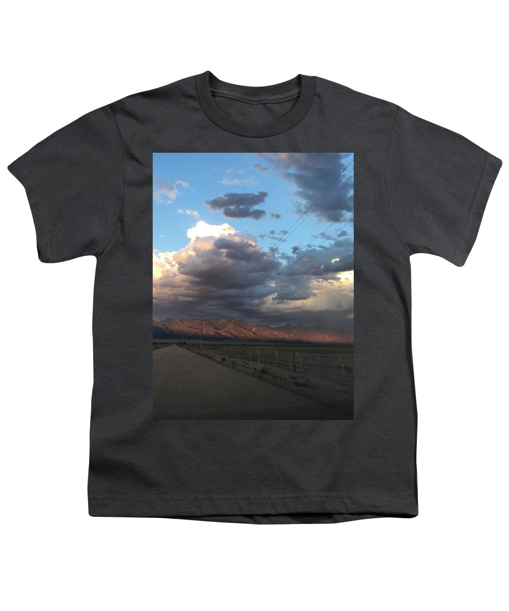 Summer Storm Sunset Crestone - Youth T-Shirt