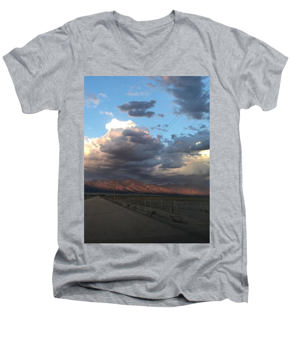 Summer Storm Sunset Crestone - Men's V-Neck T-Shirt