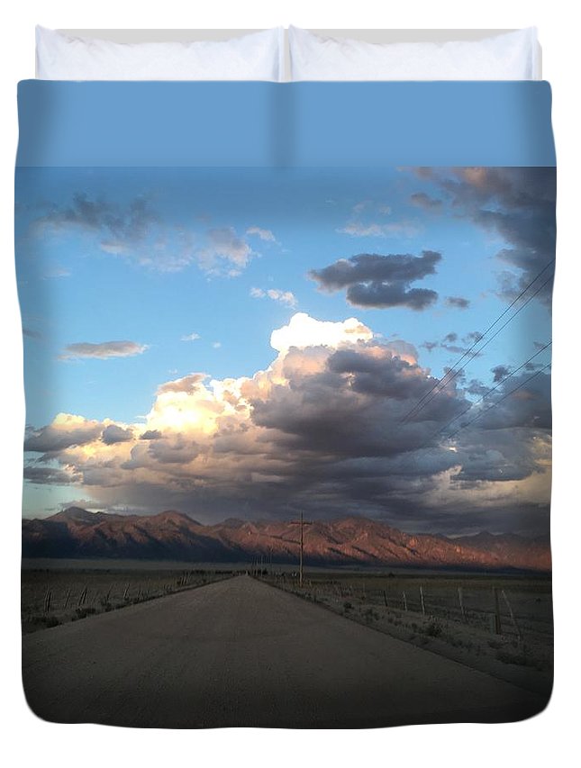 Summer Storm Sunset Crestone - Duvet Cover