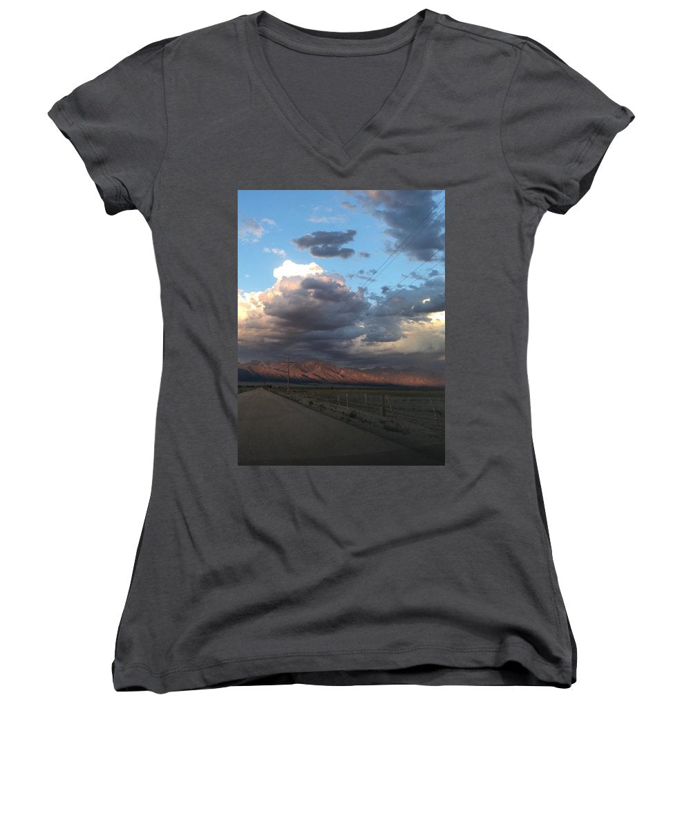 Summer Storm Sunset Crestone - Women's V-Neck