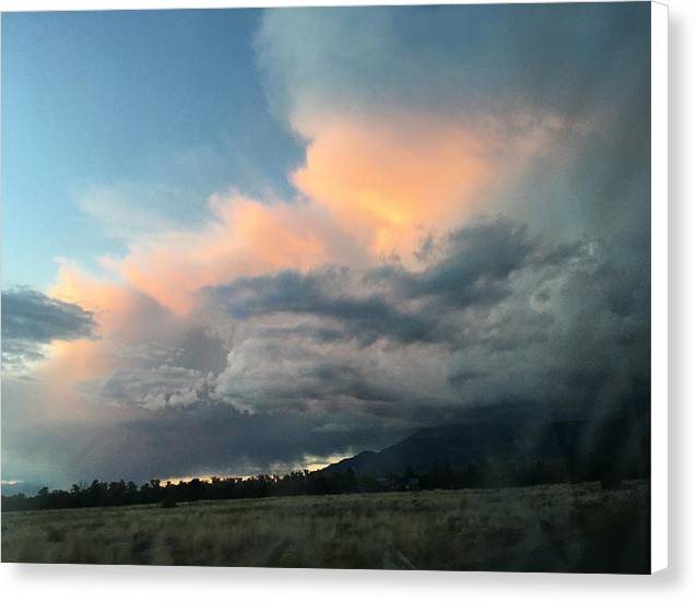 Beautiful Summer Storms Crestone - Canvas Print