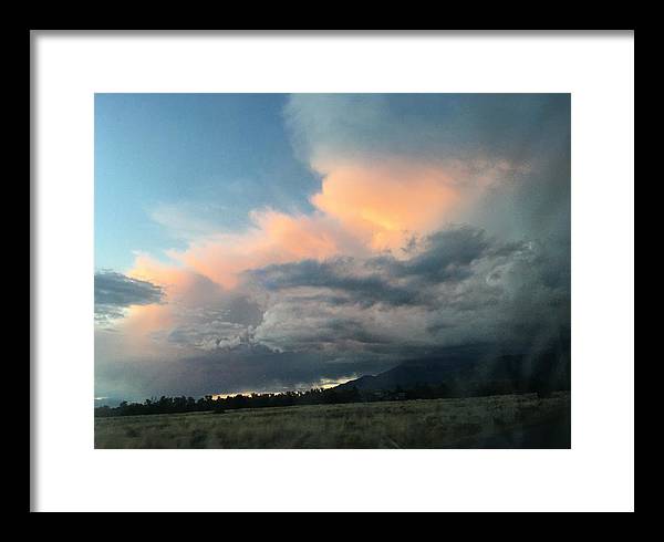 Beautiful Summer Storms Crestone - Framed Print