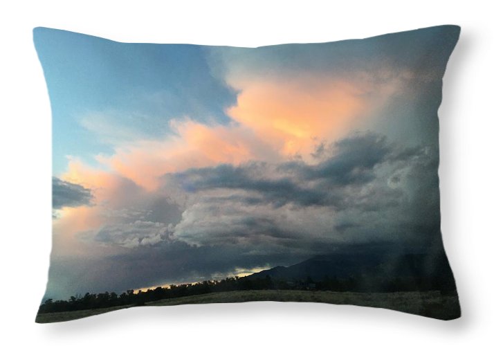 Beautiful Summer Storms Crestone - Throw Pillow