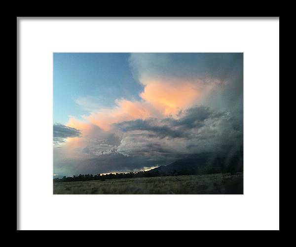 Beautiful Summer Storms Crestone - Framed Print