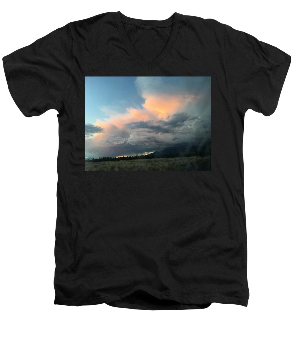 Beautiful Summer Storms Crestone - Men's V-Neck T-Shirt