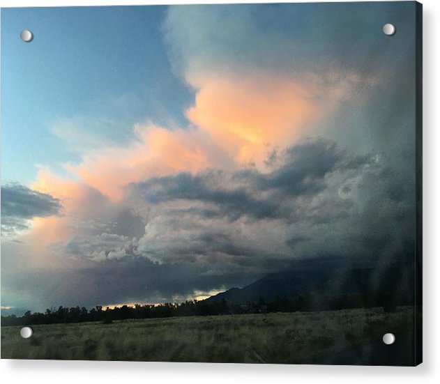 Beautiful Summer Storms Crestone - Acrylic Print