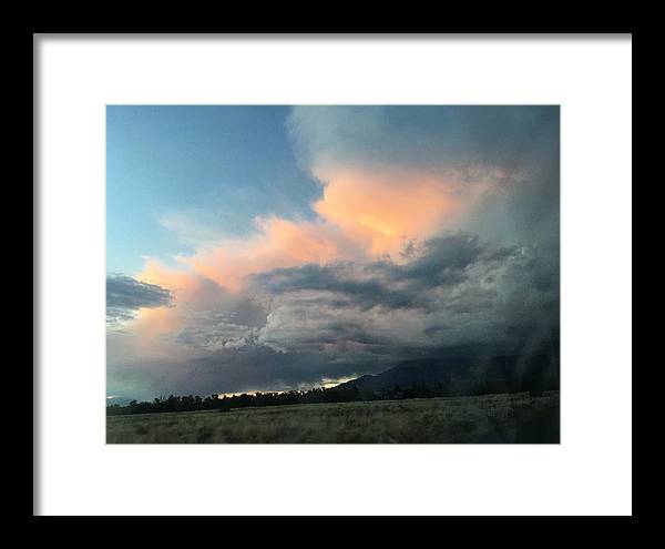 Beautiful Summer Storms Crestone - Framed Print