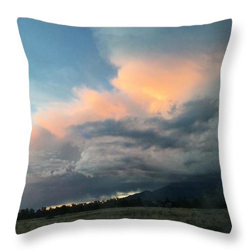 Beautiful Summer Storms Crestone - Throw Pillow