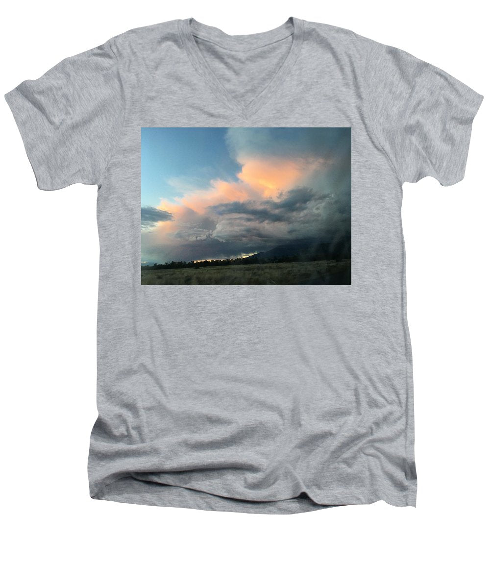 Beautiful Summer Storms Crestone - Men's V-Neck T-Shirt