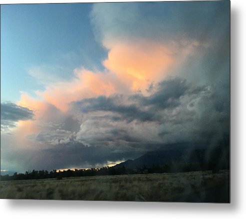 Beautiful Summer Storms Crestone - Metal Print