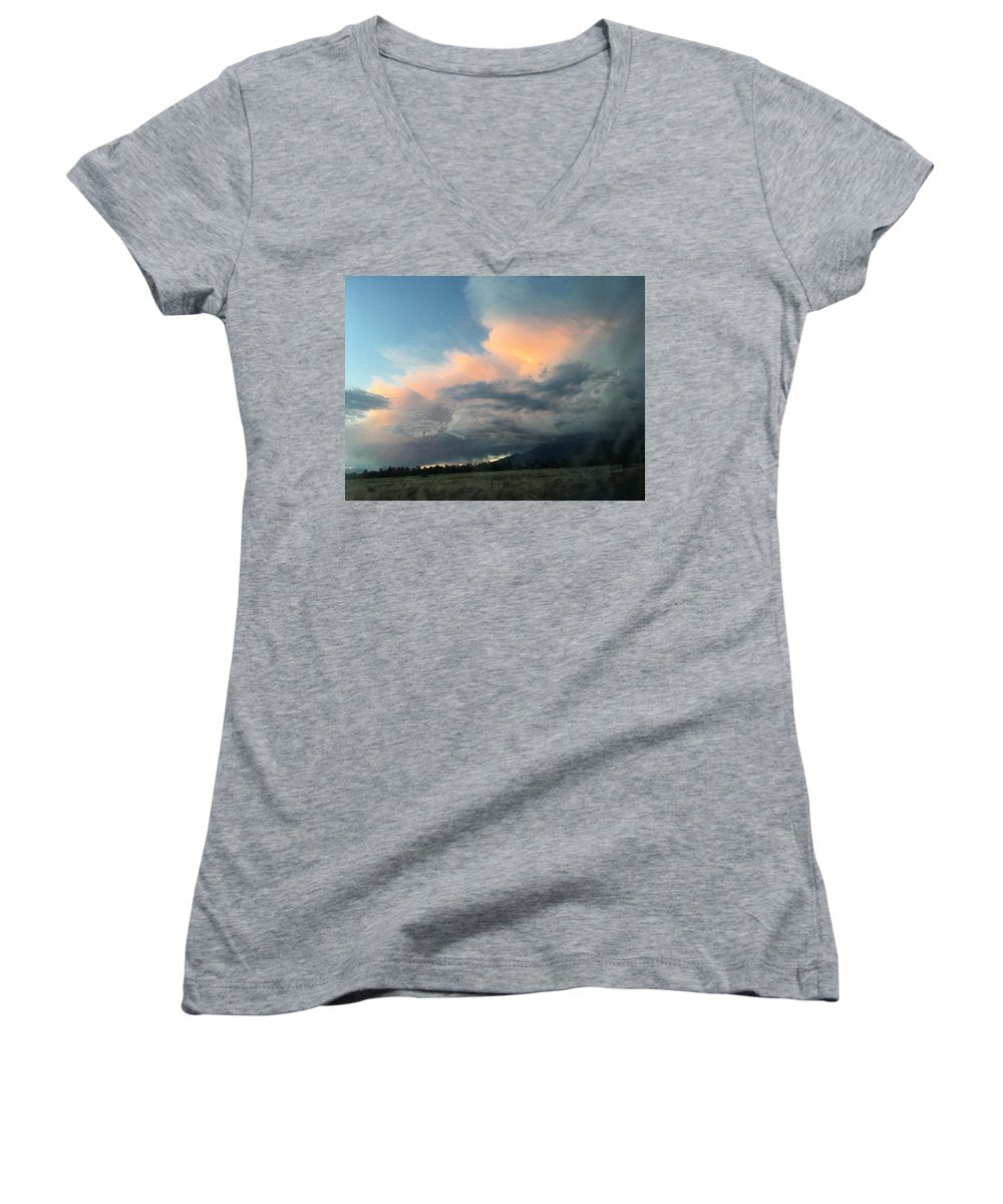 Beautiful Summer Storms Crestone - Women's V-Neck