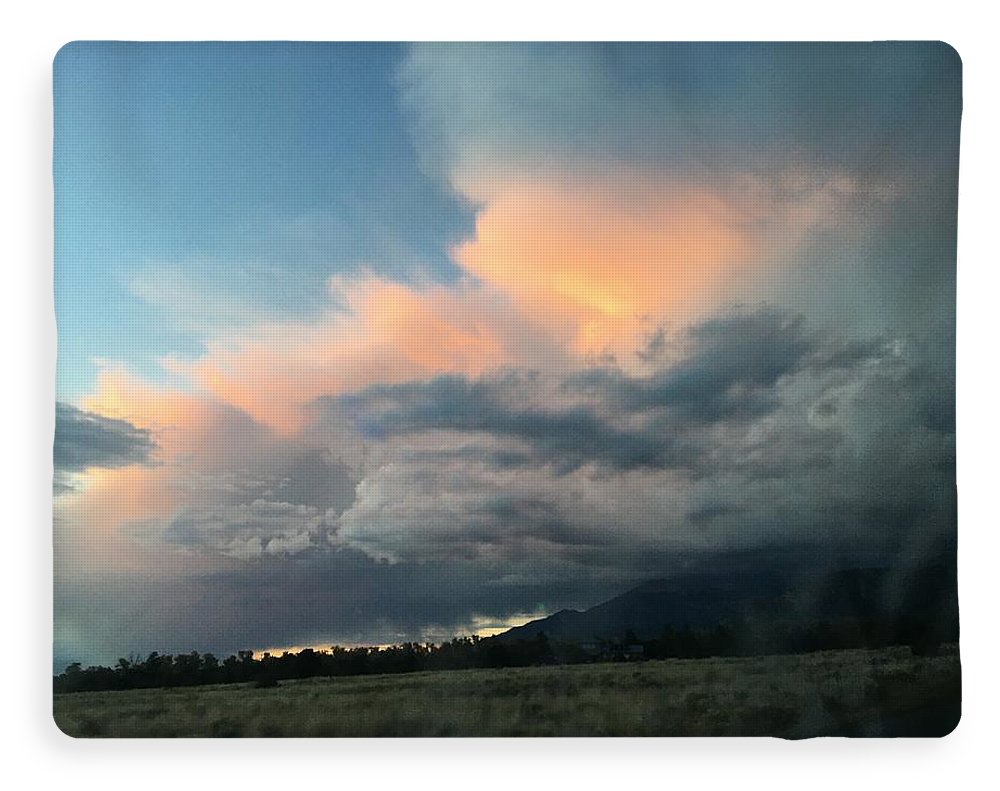 Beautiful Summer Storms Crestone - Blanket