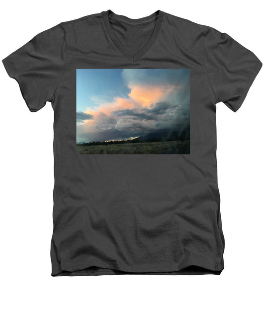 Beautiful Summer Storms Crestone - Men's V-Neck T-Shirt